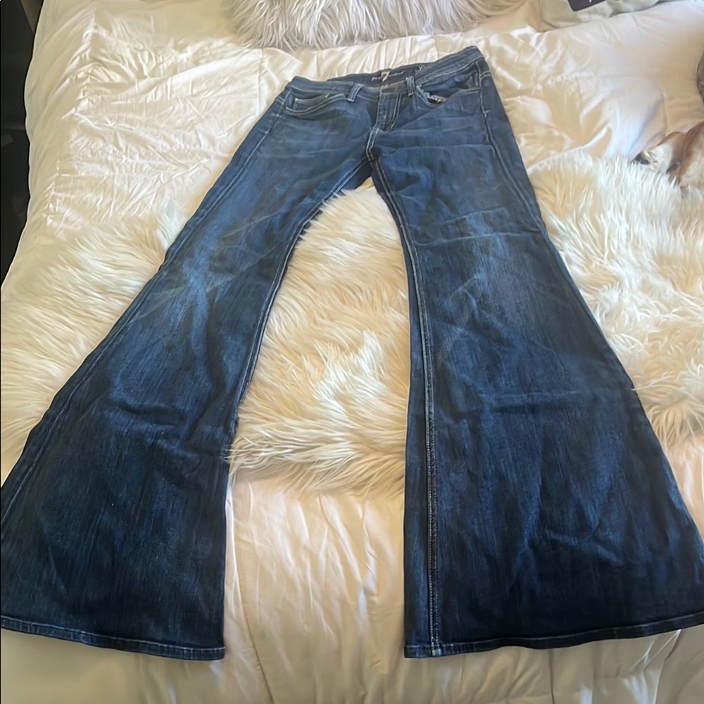 Classic Blue Flared Jeans